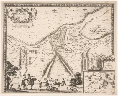 Plattegrond van Le Castellet,1638