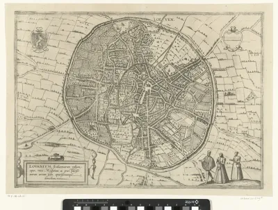 Plattegrond van Leuven
