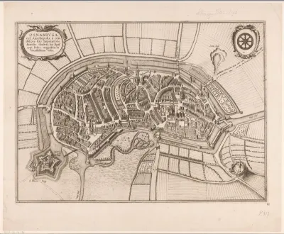 Plattegrond van Osnabrück