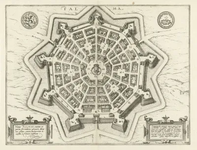 Plattegrond van Palmanova