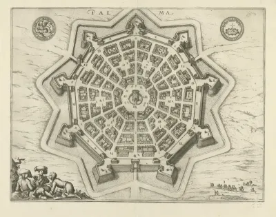 Plattegrond van Palmanova