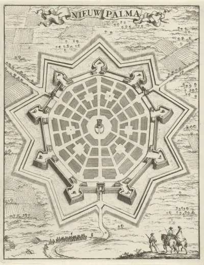Plattegrond van Palmanova