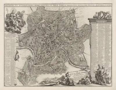 Plattegrond van Rome