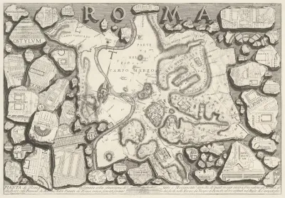 Plattegrond van Rome