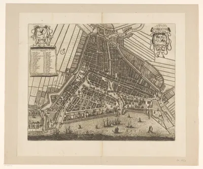 Plattegrond van Rotterdam