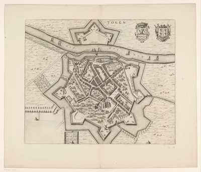 Plattegrond van Tholen