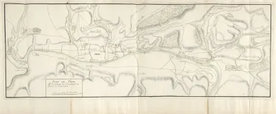 Plattegrond van Trier, 1705