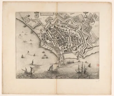 Plattegrond van Vlissingen