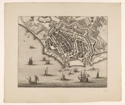 Plattegrond van Vlissingen