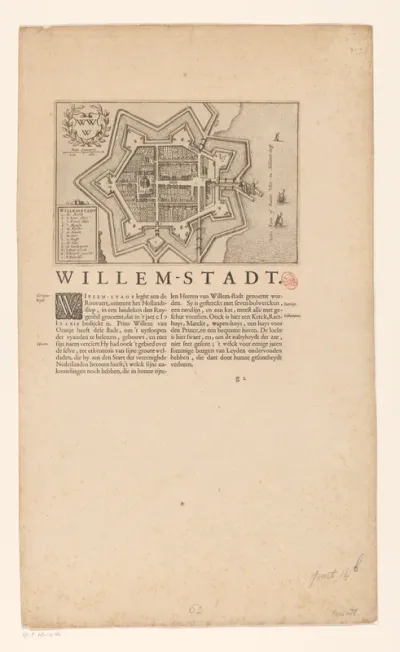 Plattegrond van Willemstad (Noord-Brabant)