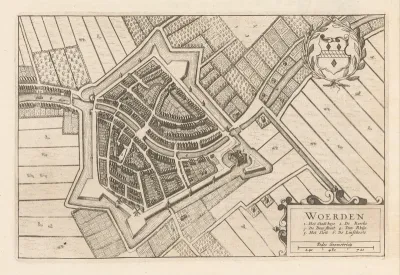 Plattegrond van Woerden