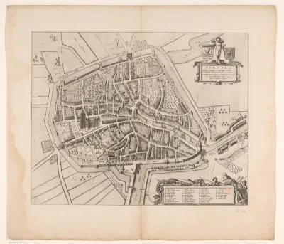 Plattegrond van Zierikzee