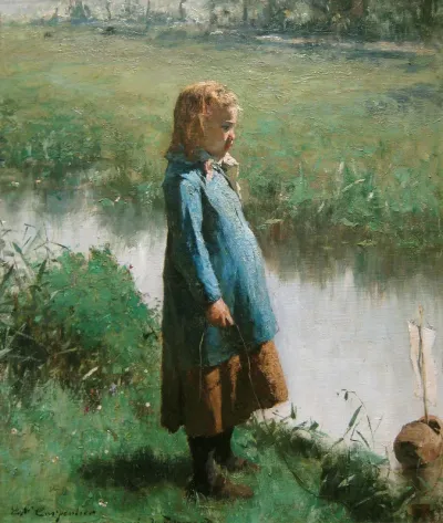 Playing Child by Evariste Carpentier