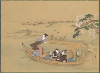 Pleasure Boat on the Sumida River