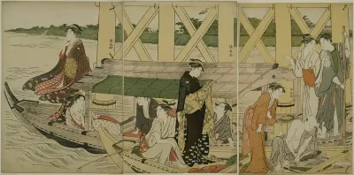 Pleasure Boats below Azuma Bridge