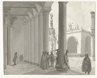 Plein in de stad Nardo