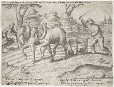 Ploegen van het land