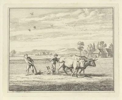 Ploegende boeren