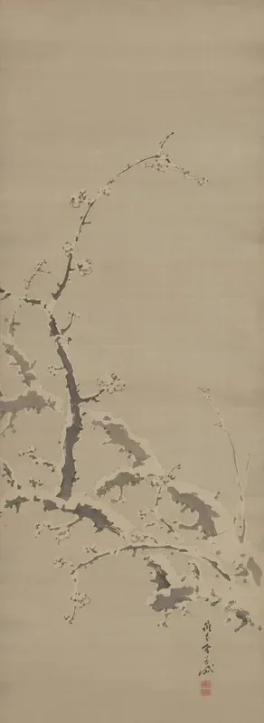 Plum Blossoms in Snow