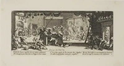 Plundering a Large Farmhouse, plate five from The Miseries of War
