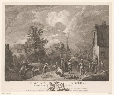 Plundering van een dorp