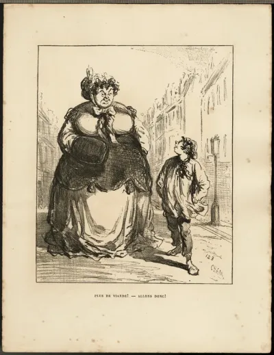 Plus de viande!-, from Album du Siége