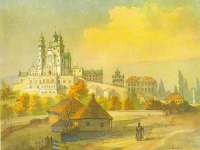 Pochayiv Lavra from south