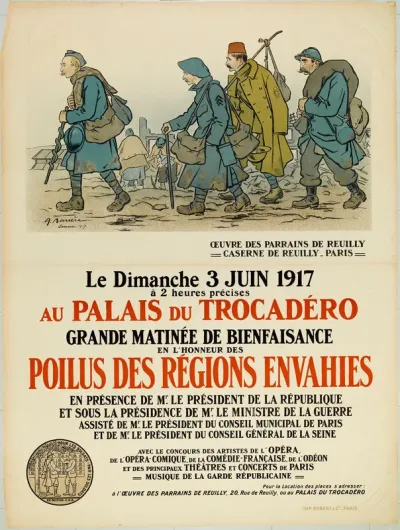 Poilus des régions envahies  (juliste)