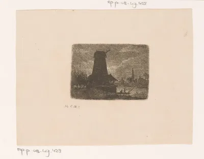 Poldermolen bij Antwerpen