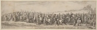 Polish Nobles, His Excellency the Ambassador, and His Carriage