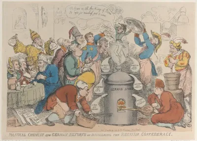 Political Chemist and German Retorts or Dissolving the Rhenish Confederacy