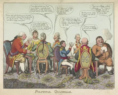 Politiek quadrille, 1806
