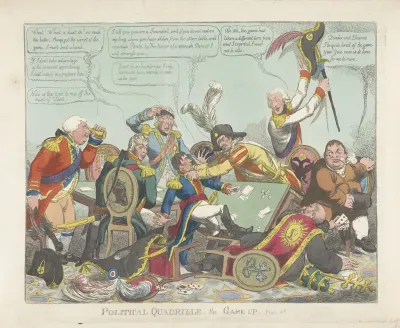 Politiek quadrille, 1808