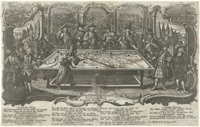 Politieke biljardspel in Duitsland, 1758
