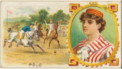 Polo, from the Games and Sports series (N165) for Old Judge Cigarettes