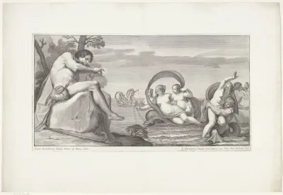Polyphemus speelt op zijn syrinx