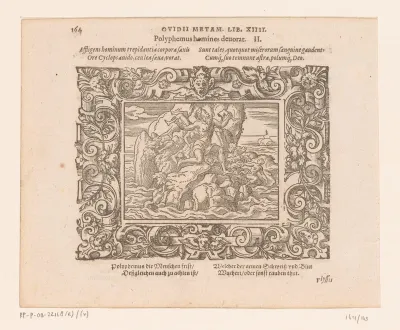 Polyphemus verslindt de mannen van Odysseus