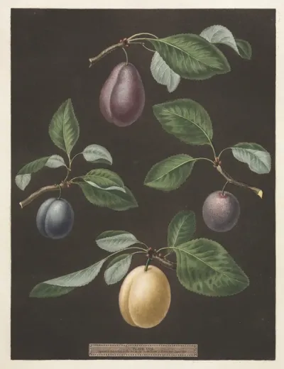 Pomona Britannica:  No. 17 - Plums