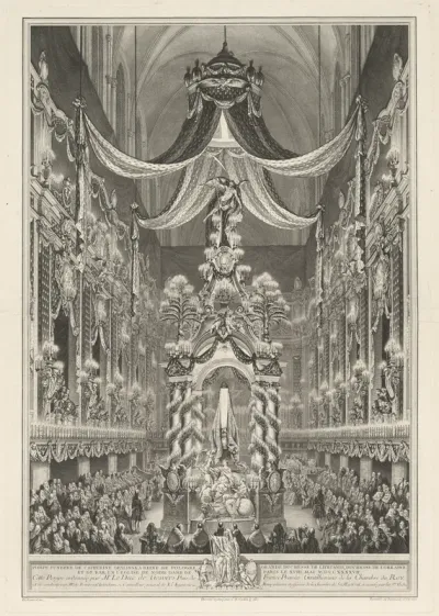 Pompe funèbre de Catherine Opalinska