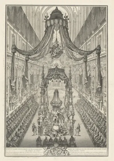 Pompe funèbre de Polixène de Hesse-Rhinfels