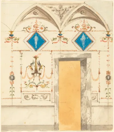 Pompeiian Wall Decoration