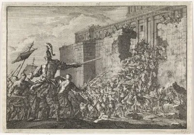 Pompeius verovert de Tempel te Jeruzalem
