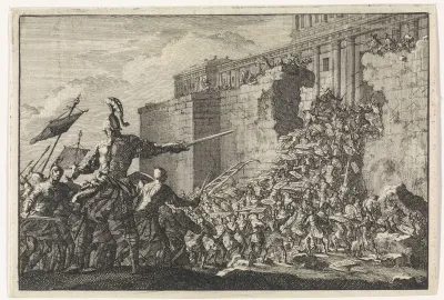 Pompeius verovert de Tempel te Jeruzalem