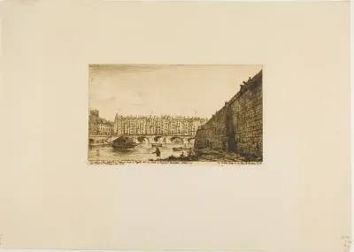Pont-au-Change, Paris, about 1784