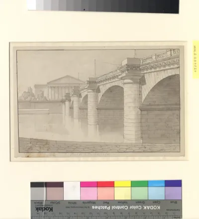 Pont de la Concorde, set fra Quai des Tuilleries mod Palais-Bourbon, Paris