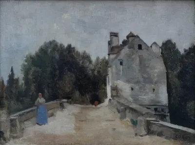 Pont et Moulin près de Mantes
