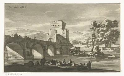 Ponte Molle bij Rome