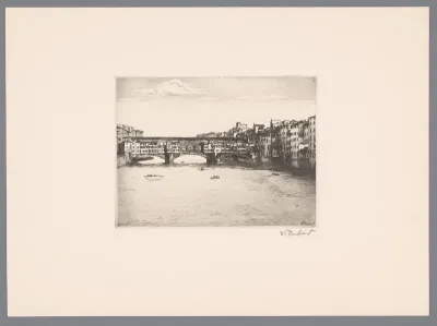 Ponte Vecchio over de Arno te Florence