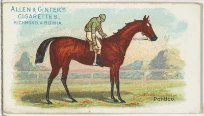 Pontico, from The World's Racers series (N32) for Allen & Ginter Cigarettes