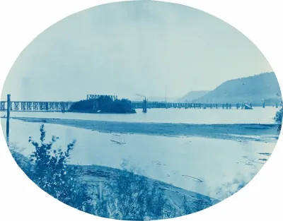 Ponton Bridge at Read's Landing, Minn.